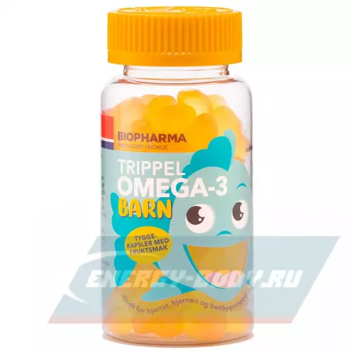 Omega 3 BIOPHARMA Trippel Omega-3 Barn 120 капсул