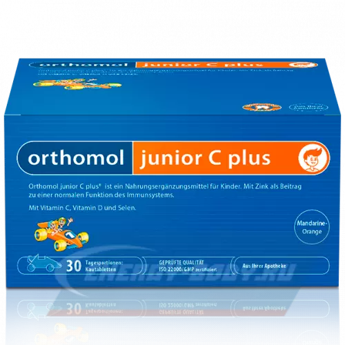  Orthomol Orthomol Junior C plus Апельсин-Мандарин, курс 30 дней
