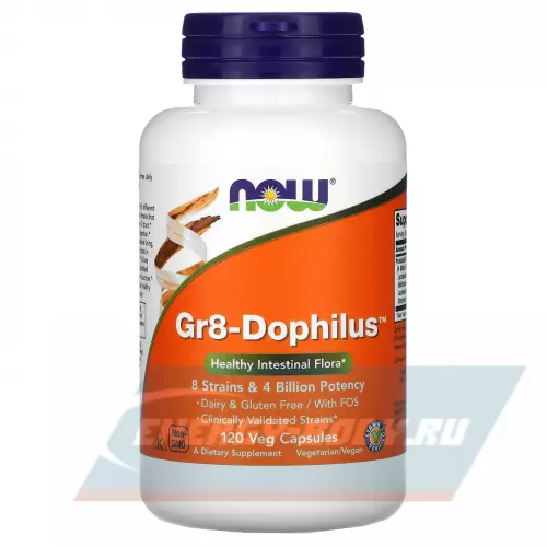  NOW FOODS Gr8-Dophilus 120 веган капсул