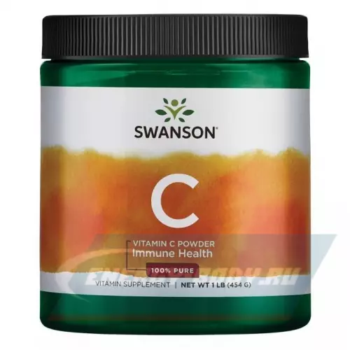  Swanson Vitamin C 100% Pure Powder Нейтральный, 454 г