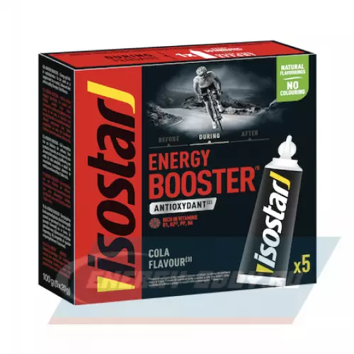 Энергетический гель ISOSTAR GEL Energy Booster Antioxidant Кола, 1 тюбик