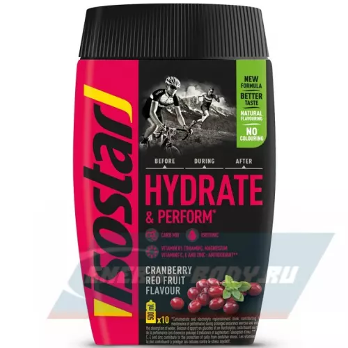 ISOSTAR Hydrate and Perform Powder Клюква, 400 г