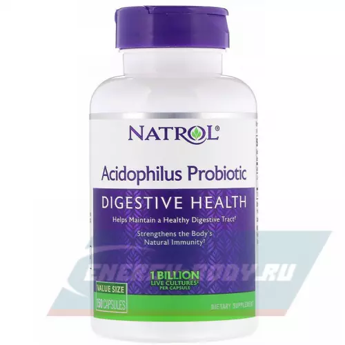  Natrol Acidophilus Probiotic 100 mg Нейтральный, 150 капсул