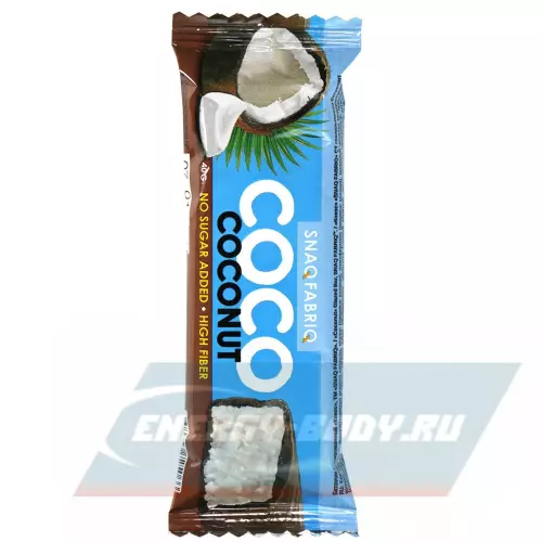  SNAQ FABRIQ батончик кокосовый Кокос, 6 х 40 г