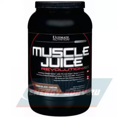 Гейнер Ultimate Nutrition Muscle Juice Revolution 2600 Шоколад, 2120 г