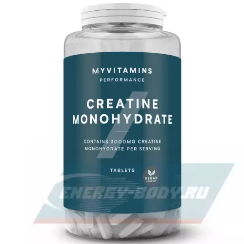  Myprotein Creatine Monohydrate Нейтральный, 250 вегетарианских таблеток