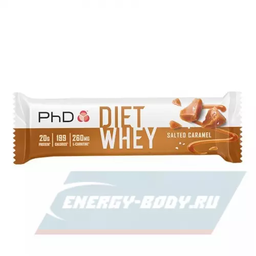 Батончик протеиновый PhD Nutrition Diet Whey Bar Соленая карамель, 63 г