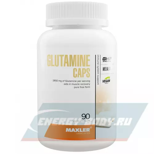 Глютамин MAXLER Glutamine Caps 90 вегетарианских капсул