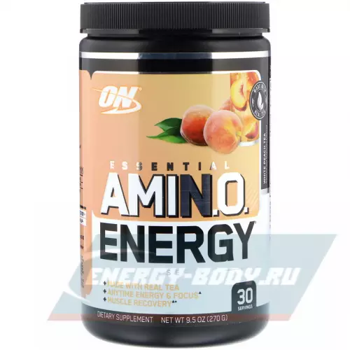Аминокислотны OPTIMUM NUTRITION Essential Amino Energy Персиковый Лимонад, 270 г