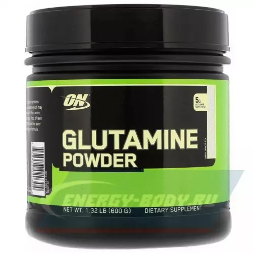Глютамин OPTIMUM NUTRITION Glutamine Powder Нейтральный, 600 г
