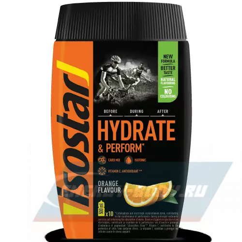  ISOSTAR Hydrate and Perform Powder Апельсин, 400 г
