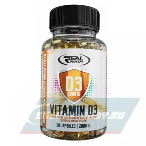  Real Pharm Vitamin D3 2000 IU 60 капсул