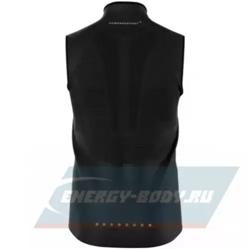  Compressport Жилет мужской Hurricane Windproof Black S