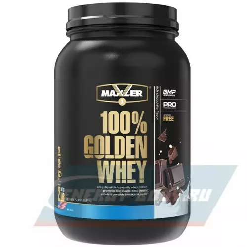  MAXLER 100% Golden Whey Насыщенный шоколад, 910 г