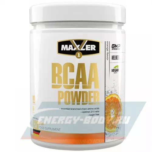 ВСАА MAXLER BCAA Powder 2:1:1 Sugar Free EU Апельсин, 420 г