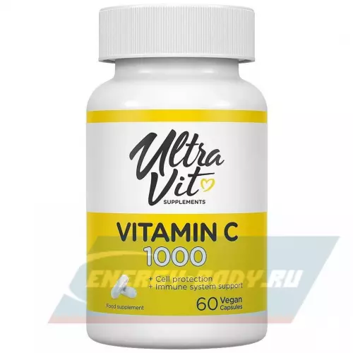  UltraVit Vitamin C 1000mg 60 капсул