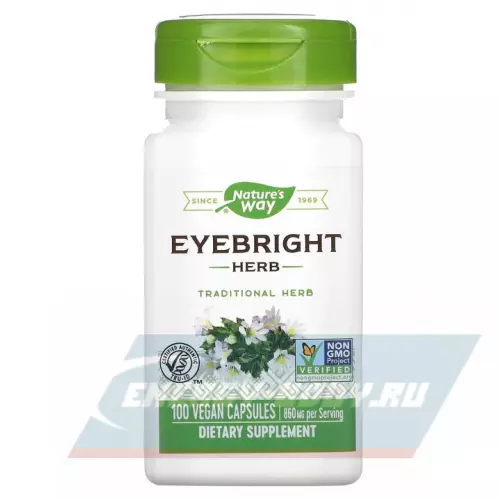  Nature-s Way Eyebright Herb 100 веганских капсул