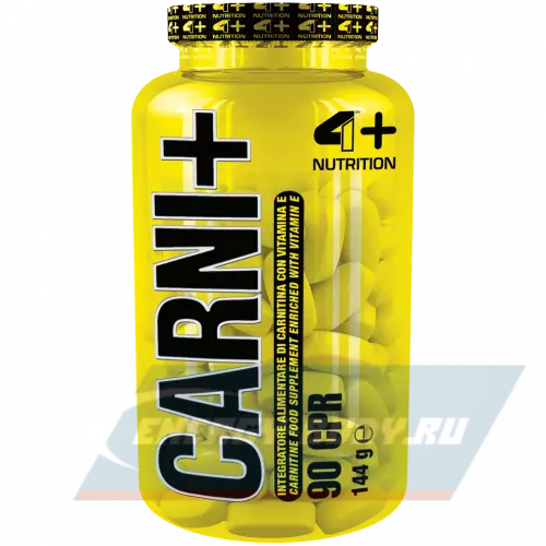 L-Карнитин 4+NUTRITION CARNI+ Нейтральный, 90 таблеток
