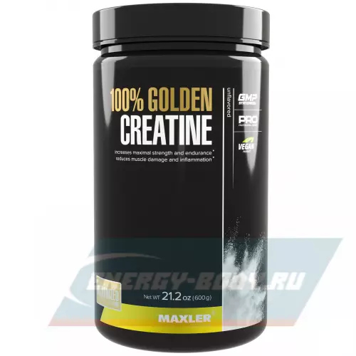  MAXLER 100% Golden Micronized Creatine Нейтральный, 600 г