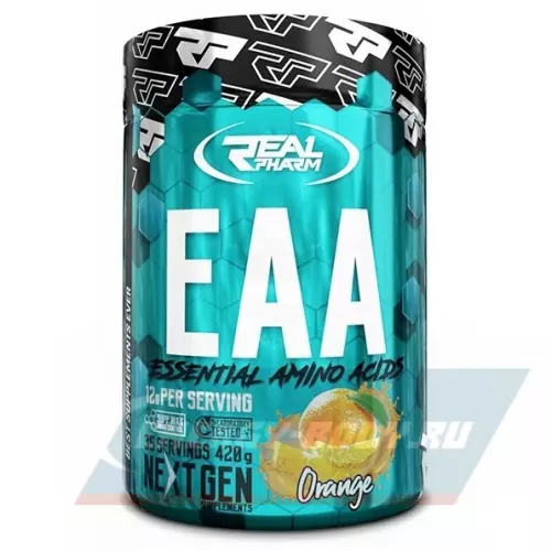 Аминокислотны Real Pharm EAA Powder Апельсин, 420 г