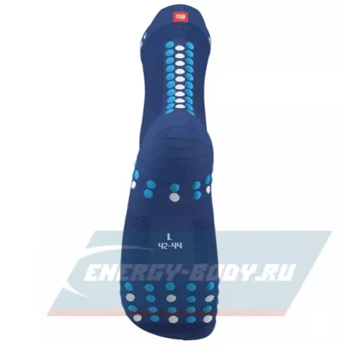  Compressport Носки V4 Run Hi Sodalite/Fluo Blue T3