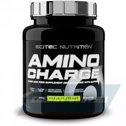 Аминокислотны Scitec Nutrition Amino Charge Зеленое яблоко, 570 г