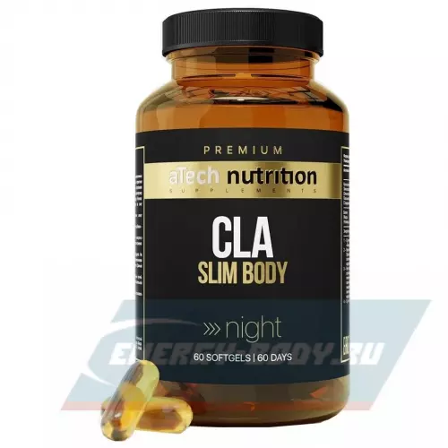 Omega 3 aTech Nutrition CLA Slim Premium Нейтральный, 60 капсул