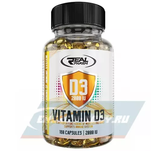  Real Pharm Vitamin D3 2000 IU 180 капсул