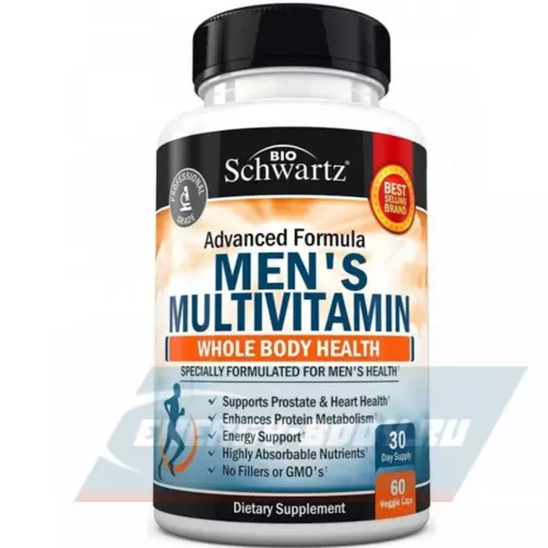  BioSchwartz Men's 50+ Multivitamin 60 капсул