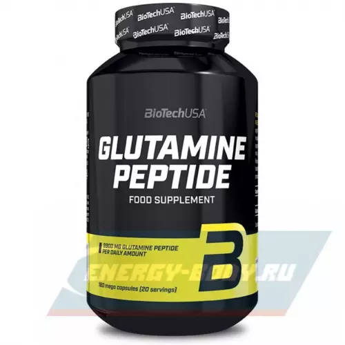 Глютамин BiotechUSA Glutamine Peptide 180 капсул