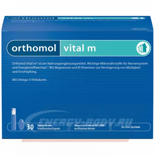  Orthomol Orthomol Vital m liquid Нейтральный, курс (жидкость+капсулы) 30 дней