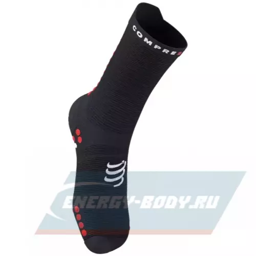  Compressport Носки V4 Run Hi Black/Red T4