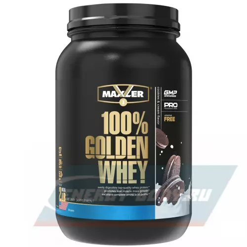  MAXLER 100% Golden Whey Печенье и крем, 910 г