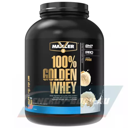  MAXLER 100% Golden Whey Ванильное мороженное, 2270 г