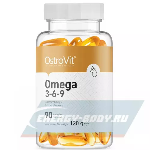 Omega 3 OstroVit ULTRA OMEGA 3-6-9 1200 90 гелевых капсул