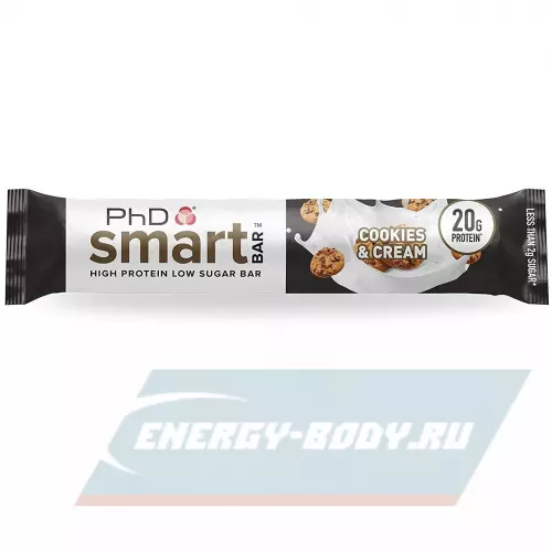 Батончик протеиновый PhD Nutrition Smart Bar Печенье и Сливки, 64 г