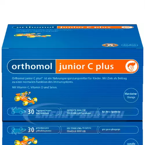  Orthomol Orthomol Junior C plus Апельсин-Мандарин, курс 30 дней