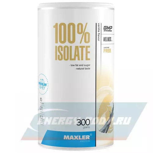  MAXLER Протеин сывороточный изолят Ваниль, 300 г