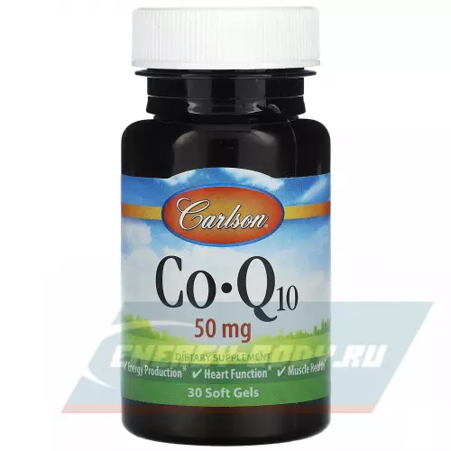  Carlson Labs Co-Q10 50 mg 30 капсул