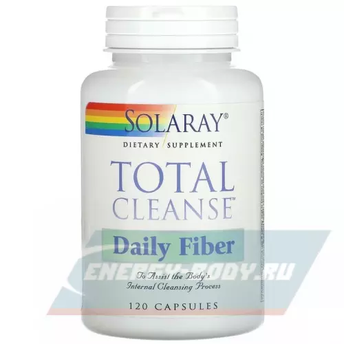  Solaray Total Cleanse Daily Fiber 120 капсул