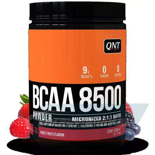 ВСАА QNT BCAA 8500 Powder 2:1:1 Лесные ягоды, 350 г
