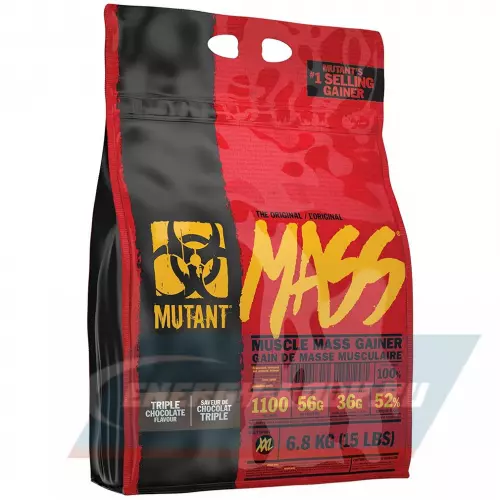 Гейнер Mutant Mutant Mass Тройной шоколад, 6800 г