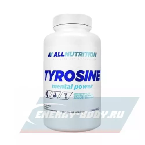 Аминокислотны All Nutrition Tyrosine Mental Power 120 капсул