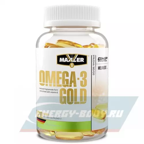 Omega 3 MAXLER Omega-3 Gold (EU) Нейтральный, 120 капсулы