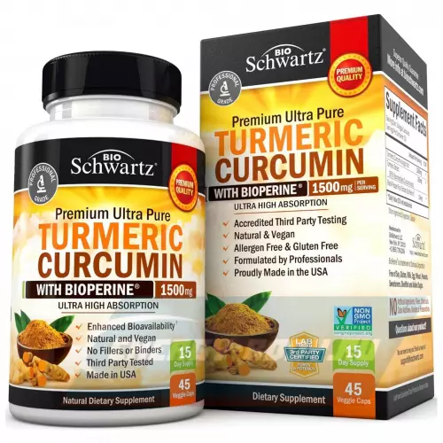 BioSchwartz Turmeric Curcumin 1500 mg 45 капсул