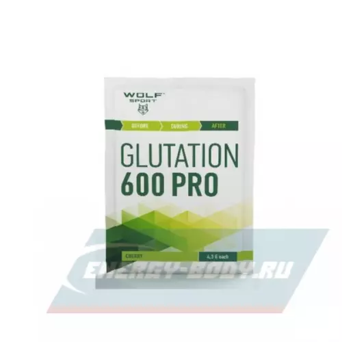 Глютамин WolfSport Glutation 600 PRO Вишня, 20 x 4,5 г
