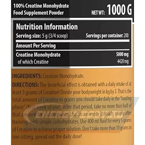  Scitec Nutrition 100% Creatine Monohydrate 1000 г