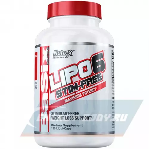  NUTREX Lipo-6 Stim-Free 120 капсул