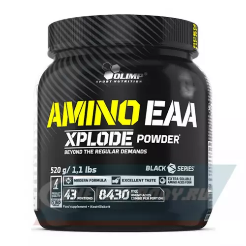 Аминокислотны OLIMP AMINO EAA XPLODE POWDER Апельсин, 520 г