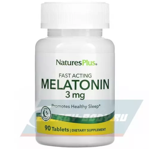  NaturesPlus Fast Acting Melatonin 3 mg 90 таблеток